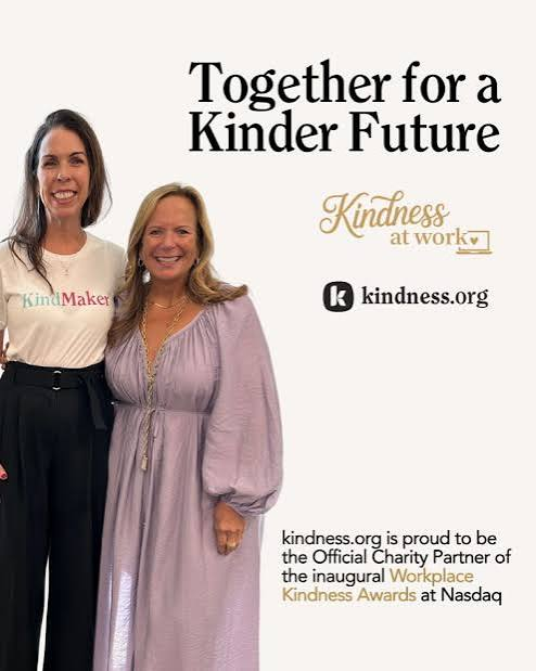 Together for a Kinder Future — kindness.org is proud to be the Official Charity Partner of the inaugural Workplace Kindness Awards at Nasdaq